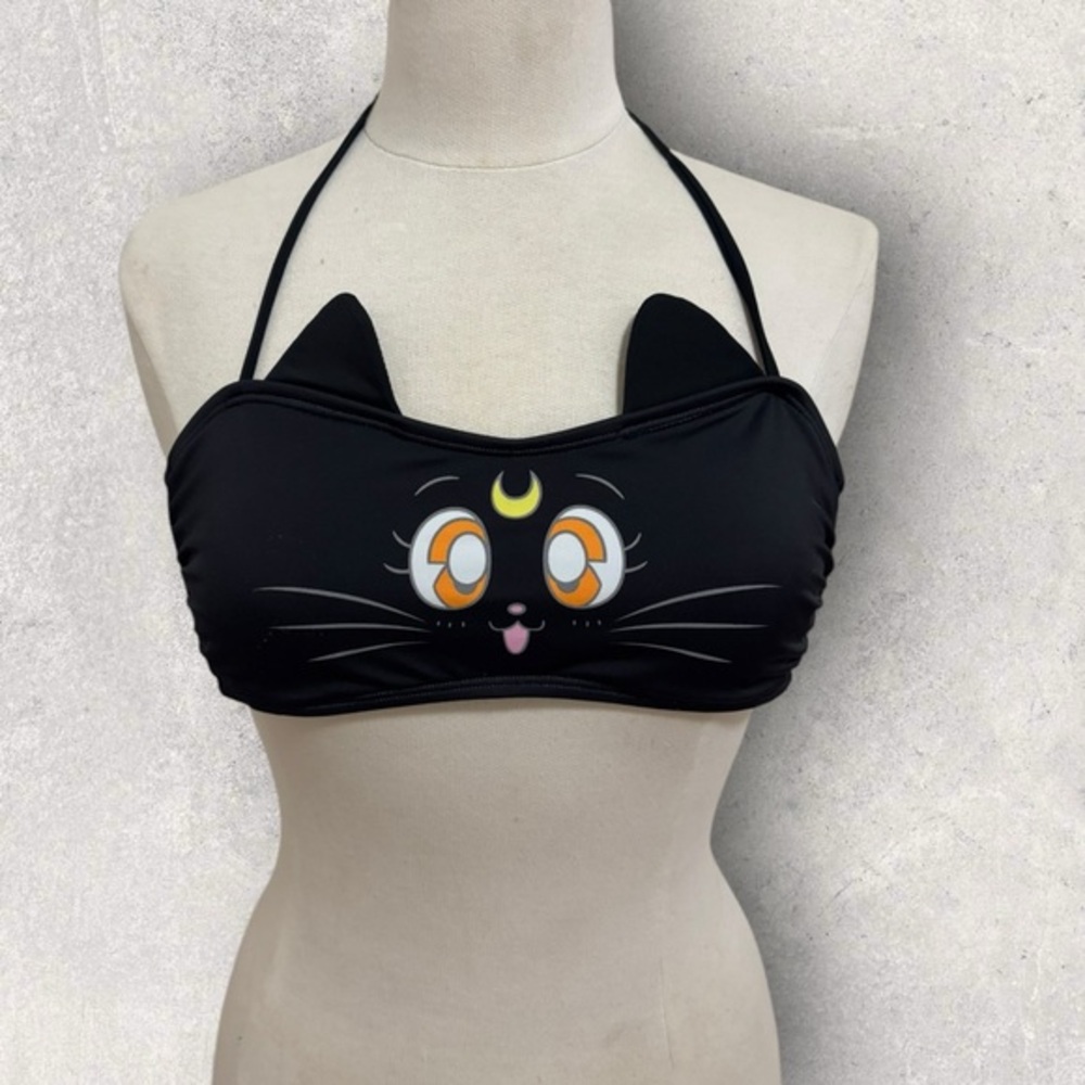 Sailor moon Luna halter swim top